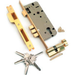 Замок врезной Archie L01-45-70 TR B латунь