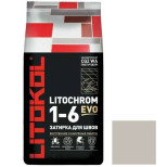 Затирка цементная для швов Litokol Litochrom 1-6 Evo LE.120 жемчужно-серая 25 кг