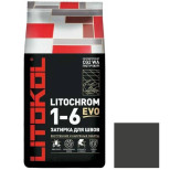 Затирка цементная для швов Litokol Litochrom 1-6 Evo LE.145 черный уголь 25 кг