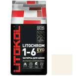 Затирка цементная для швов Litokol Litochrom 1-6 Evo LE.200 белая 25 кг