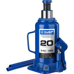 Изображение товара Гидравлический бутылочный домкрат Зубр T50 20 т, минимальная 240 мм