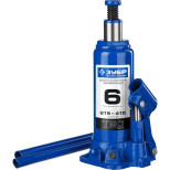 Изображение товара Домкрат бутылочный гидравлический Зубр T50 6 тонн 215-415 мм