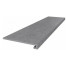Ступень из керамогранита Kerama Marazzi DL500920R\GCF Фондамента серая клееная  1195х330х9 мм