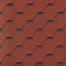 Черепица гибкая Roofshield C-S-9 Classic Стандарт красная с оттенением