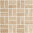 Мозаика из керамогранита Grasaro Italian Wood G-250/SR/m12 матовая 245x245 мм