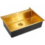 Кухонная мойка Emar Best PVD EMB-125A с дозатором нержавеющая сталь Золото