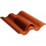 Черепица вентиляционная цементно-песчаная Kriastak Classic 420х330 мм кирпично-красная