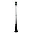 Светильник садово-парковый Feron 8111 столб E27 100 Вт черный