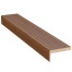 Наличник телескопический Двери Про экошпон Орех темный 2150х75х10 мм