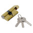 Цилиндровый механизм Фабрика Замков ключ-вертушка E AL 60 PB Т01 латунь