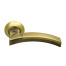 Ручка дверная Archie Sillur 132 матовое золото/античная бронза