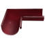 Угол желоба Grand Line Optima D125/90 мм внутренний 90 градусов RAL 3005 красное вино