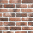 Кирпич декоративный KR Professional Античный кирпич 32780 тычковый красно-бежевый