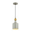 Светильник подвесной Odeon Light Bolli 4086/1 серый/золотой Е27 40W