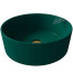 Раковина накладная Grossman Color GR-3013OLM зеленая матовая 400х400х150 мм