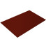 Плоский лист Grand Line 0,5 мм Velur X RAL 3009 оксидно-красный с защитной пленкой резка