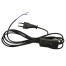Сетевой шнур Uniel UCX-C10/02A-170 Black с вилкой и выключателем