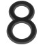Цифра дверная Fuaro 46933 8 самоклеящаяся ABS BL черная