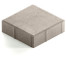 Тротуарная плитка Steingot Стандарт 60 из серого цемента с полным прокрасом квадрат светло-серая 200х200х60 мм