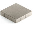 Тротуарная плитка Steingot Стандарт 60 из серого цемента с полным прокрасом квадрат светло-серая 300х300х60 мм