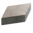 Тротуарная плитка Steingot Color Mix из серого цемента с частичным прокрасом ромб светло-серая 200х200х60 мм