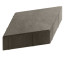 Тротуарная плитка Steingot Стандарт 60 из серого цемента с полным прокрасом ромб темно-серая 200х200х60 мм
