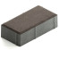 Брусчатка Steingot Практик 60 из серого цемента с частичным прокрасом прямоугольник темно-серая 200х100х60 мм