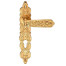 Ручка дверная Archie Genesis Arabesco CL под ключевой цилиндр матовое золото