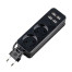 Удлинитель Uniel Travel UL-00011135 2 розетки без заземления черный 1,5 м 4 USB 2,1A
