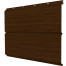 Сайдинг Grand Line Экобрус New Print Elite 0,45 мм Choco Wood TwinColor резка