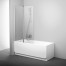 Шторка для ванны Ravak Chrome CVS2-100 L 2 створки 1500х1000 мм стекло Transparent сатин