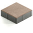 Тротуарная плитка Steingot Color Mix из белого цемента с частичным прокрасом квадрат светло-коричневая 200х200х60 мм