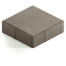Тротуарная плитка Steingot Практик 60 из серого цемента с полным прокрасом квадрат серая 200х200х60 мм