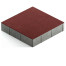 Тротуарная плитка Steingot Color Mix из серого цемента с частичным прокрасом квадрат красная 300х300х60 мм