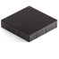Тротуарная плитка Steingot Стандарт 60 из серого цемента с полным прокрасом квадрат черная 300х300х60 мм
