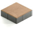 Тротуарная плитка Steingot Color Mix из белого цемента с частичным прокрасом квадрат бежевая 200х200х60 мм