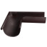Угол желоба Grand Line D125/90 мм внешний 90 градусов RAL 8017 коричневый 