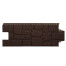 Панель фасадная Grand Line Крупный камень шоколадная 1103х417 мм