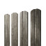 Штакетник П-образный Grand Line Print Elite 0,45 мм фигурный Nordic Wood TwinColor резка