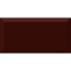 Плитка керамическая Absolut Keramika Monocolor Marrone Biselado Brillo ABC0000057 200х100 мм