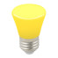 Лампа светодиодная Volpe Decor Color LED-D45-1W/YELLOW/E27/FR/С Bell желтая матовая