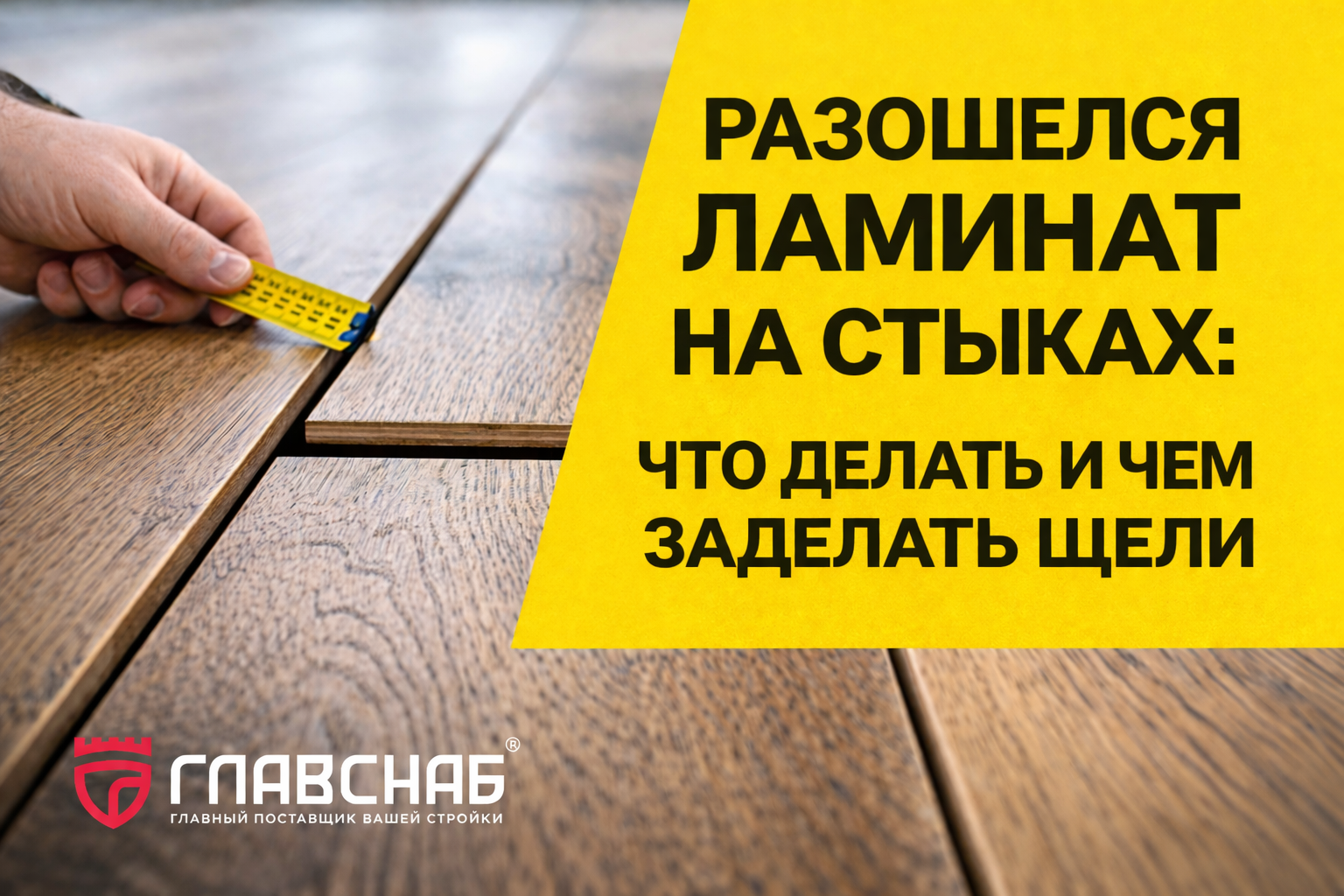 Разошелся ламинат на стыках: что делать и чем заделать щели