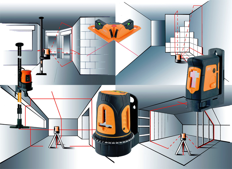 Как выбрать лазерный уровень для строительства дома